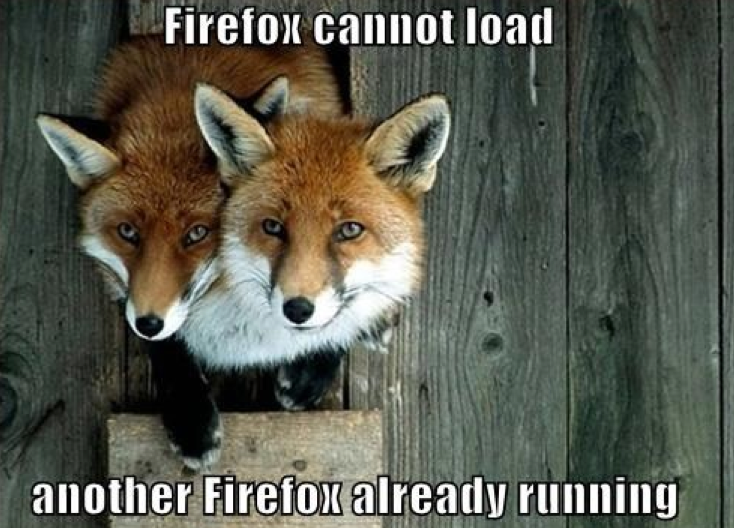 two firefoxes? cannot load, already running.png